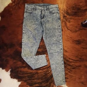 Cheap Monday Acid Wash Skinny Jeans